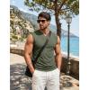 image:imageJMIERR Mens Ribbed Tank Tops Knit Sleeveless Workout T Shirt Muscle Gym Fitness TeeDusty Olive