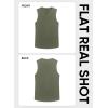 image:imageJMIERR Mens Ribbed Tank Tops Knit Sleeveless Workout T Shirt Muscle Gym Fitness TeeDusty Olive