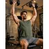 image:imageJMIERR Mens Ribbed Tank Tops Knit Sleeveless Workout T Shirt Muscle Gym Fitness TeeDusty Olive