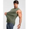 image:imageJMIERR Mens Ribbed Tank Tops Knit Sleeveless Workout T Shirt Muscle Gym Fitness TeeDusty Olive