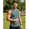 image:imageJMIERR Mens Ribbed Tank Tops Knit Sleeveless Workout T Shirt Muscle Gym Fitness TeeMist Green