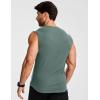 image:imageJMIERR Mens Ribbed Tank Tops Knit Sleeveless Workout T Shirt Muscle Gym Fitness TeeMist Green