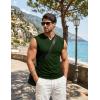 image:imageJMIERR Mens Ribbed Tank Tops Knit Sleeveless Workout T Shirt Muscle Gym Fitness TeeMoss Green