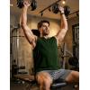 image:imageJMIERR Mens Ribbed Tank Tops Knit Sleeveless Workout T Shirt Muscle Gym Fitness TeeMoss Green