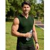 image:imageJMIERR Mens Ribbed Tank Tops Knit Sleeveless Workout T Shirt Muscle Gym Fitness TeeMoss Green