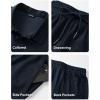 image:imageJMIEER Mens Waffle Knit Two Piece Outfit Casual Tracksuit Short Sleeve Golf Polo Shirts and Shorts Set for Summer VacationNavy Blue