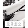image:imageJMIERR Men Texture 2 Piece Outfit Short Sleeve Lightweight Beach Button Down Shirt Casual Pant Sets with PocketBlack