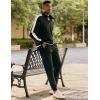 image:imageJMIERR Mens 2 Piece Casual Outfits Quarter Button Lightweight Sweatshirt Tracksuit amp Joggers Sweatpants Sweatsuit SetBlack