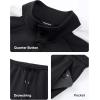 image:imageJMIERR Mens 2 Piece Casual Outfits Quarter Button Lightweight Sweatshirt Tracksuit amp Joggers Sweatpants Sweatsuit SetBlack