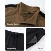 image:imageJMIERR Mens 2 Piece Casual Outfits Quarter Button Lightweight Sweatshirt Tracksuit amp Joggers Sweatpants Sweatsuit SetKhaki