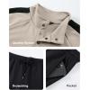 image:imageJMIERR Mens 2 Piece Casual Outfits Quarter Button Lightweight Sweatshirt Tracksuit amp Joggers Sweatpants Sweatsuit SetParchment
