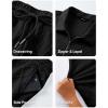 image:imageJMIERR Mens 2 Piece Jacquard Outfits Ultra Soft Comfy 14 Zip Golf Polo Shirt Shorts Set Tracksuits for BeachBlack