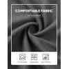 image:imageJMIERR Mens 2 Piece Sets Short Sleeve Shirts and Loose Pants Summer Textured SuitsDark Grey