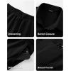 image:imageJMIERR Mens 2 Piece Short Sets Short Sleeve Shirts and Shorts Summer Beach Vacation Texture OutfitsBlack