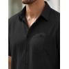 image:imageJMIERR Mens 2 Piece Short Sets Short Sleeve Shirts and Shorts Summer Beach Vacation Texture OutfitsBlack