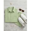 image:imageJMIERR Mens 2 Piece Short Sets Short Sleeve Shirts and Shorts Summer Beach Vacation Texture OutfitsLight Green