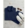 image:imageJMIERR Mens 2 Piece Short Sets Short Sleeve Shirts and Shorts Summer Beach Vacation Texture OutfitsNavy Blue