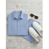 image:imageJMIERR Mens 2 Piece Short Sets Short Sleeve Shirts and Shorts Summer Beach Vacation Texture OutfitsSky Blue