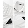image:imageJMIERR Mens 2 Piece Short Sets Short Sleeve Shirts and Shorts Summer Beach Vacation Texture OutfitsWhite