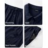 image:imageJMIERR Mens 2026 Casual 2 Piece Outfits Lounge Sets Jacquard Knit Short Sets Golf Short Sleeve Outfits for Beach Vacation1 Blue