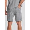 image:imageJMIERR Mens 2026 Casual 2 Piece Outfits Lounge Sets Jacquard Knit Short Sets Golf Short Sleeve Outfits for Beach VacationGrey