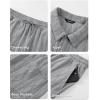 image:imageJMIERR Mens 2026 Casual 2 Piece Outfits Lounge Sets Jacquard Knit Short Sets Golf Short Sleeve Outfits for Beach VacationGrey