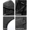 image:imageJMIERR Mens 2026 Vintage Washed Sleeveless Hoodie Tank Top Cotton Muscle Workout Gym Streetwear ShirtBlue 3