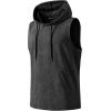 image:imageJMIERR Mens 2026 Vintage Washed Sleeveless Hoodie Tank Top Cotton Muscle Workout Gym Streetwear ShirtBlue 3