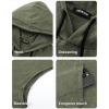 image:imageJMIERR Mens 2026 Vintage Washed Sleeveless Hoodie Tank Top Cotton Muscle Workout Gym Streetwear ShirtGreen