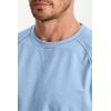 image:imageJMIERR Mens Casual Oversized Short Sets 2 Piece Summer Outfits Raglan Sleeve Tshirts amp Shorts TracksuitBaby Blue