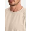 image:imageJMIERR Mens Casual Oversized Short Sets 2 Piece Summer Outfits Raglan Sleeve Tshirts amp Shorts TracksuitCream