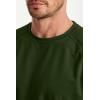 image:imageJMIERR Mens Casual Oversized Short Sets 2 Piece Summer Outfits Raglan Sleeve Tshirts amp Shorts TracksuitDark Green