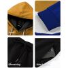 image:imageJMIERR Mens Hoodie Tracksuit 2 Pieces Set Novelty Color Block Pullover Fleece Hoodies Long Sleeve Casual SweatshirtJurassic Gold