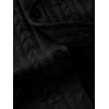 image:imageJMIERR Mens Summer 2 Piece Beach Sets Texture Short Sleeve Button Down Knit Shirts and Shorts Vacation Outfits of MenBlack