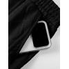 image:imageJMIERR Mens Summer 2 Piece Beach Sets Texture Short Sleeve Button Down Knit Shirts and Shorts Vacation Outfits of MenBlack