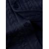 image:imageJMIERR Mens Summer 2 Piece Beach Sets Texture Short Sleeve Button Down Knit Shirts and Shorts Vacation Outfits of MenNavy Blue