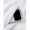image:imageJMIERR Mens Summer 2 Piece Beach Sets Texture Short Sleeve Button Down Knit Shirts and Shorts Vacation Outfits of MenWhite