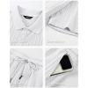 image:imageJMIERR Mens Summer Beach Outfits 2 Piece Jacquard Knit Lounge Short Sleeve Shirts amp Shorts Vacation Texture Sets1 White