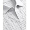 image:imageJMIERR Mens Summer Beach Outfits 2 Piece Jacquard Knit Lounge Short Sleeve Shirts amp Shorts Vacation Texture Sets1 White