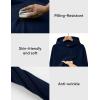 image:imageJMIERR Mens Textured Track Suits 2 Piece Set with Hoodie Sweatshirt and Sweatpants 2025 Casual Sweatsuit Set Airport OutfitsA Navy Blue