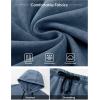 image:imageJMIERR Mens Track Suits 2 Piece Set Casual Sleeveless Hoodie Tank Top and Shorts Acid Wash Cotton Gym SweatsuitsSail Blue