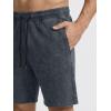 image:imageJMIERR Mens Vintage Acid Wash Two Piece Set Cotton Sleeveless Tank Top and ShortsGrey
