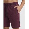 image:imageJMIERR Mens Vintage Acid Wash Two Piece Set Cotton Sleeveless Tank Top and ShortsRed