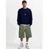 image:imageJMIERR 2026 Mens Baggy Sweat Shorts Lightweight Under Knee Casual Raw Hem Drawstring Y2K Shorts Loose Fit Gym ShortsLight Green