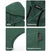 image:imageJMIERR Mens 2026 Vintage Washed Sleeveless Hoodie Tank Top Cotton Muscle Workout Gym Streetwear ShirtGreen 2
