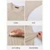 image:imageJMIERR Mens Drop Arm Tank Tops Gym Workout Sleeveless Muscle Shirts Cut Off Summer Tee ShirtKhaki