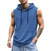 image:imageJMIERR Mens 2026 Vintage Washed Sleeveless Hoodie Tank Top Cotton Muscle Workout Gym Streetwear ShirtBlue 2