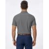 image:imageJMIERR Mens Muscle Fit High Stretch WrinkleFree Button Down Dress Shirts Summer Casual Short Sleeve ShirtA2 Light Grey