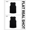 image:imageJMIERR Mens Sleeveless Tank Tops Workout Muscle Gym Ribbed Shirt Athletic Bodybuilding T Shirts1a Black