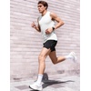 image:imageJMIERR Mens Sleeveless Tank Tops Workout Muscle Gym Ribbed Shirt Athletic Bodybuilding T Shirts1b White